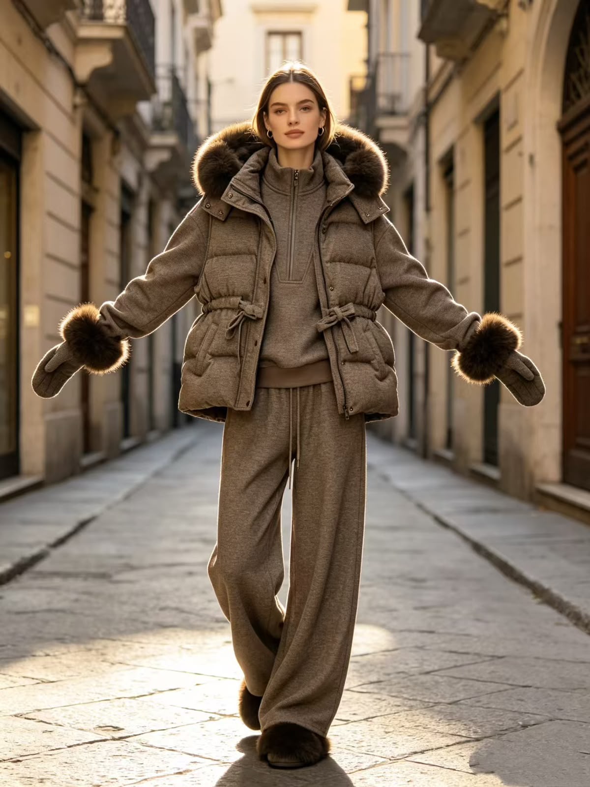 Loro Piana Luxury Cashmere Tracksuit Set
