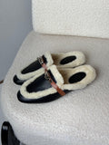 Hermès Lined Buckle Mules