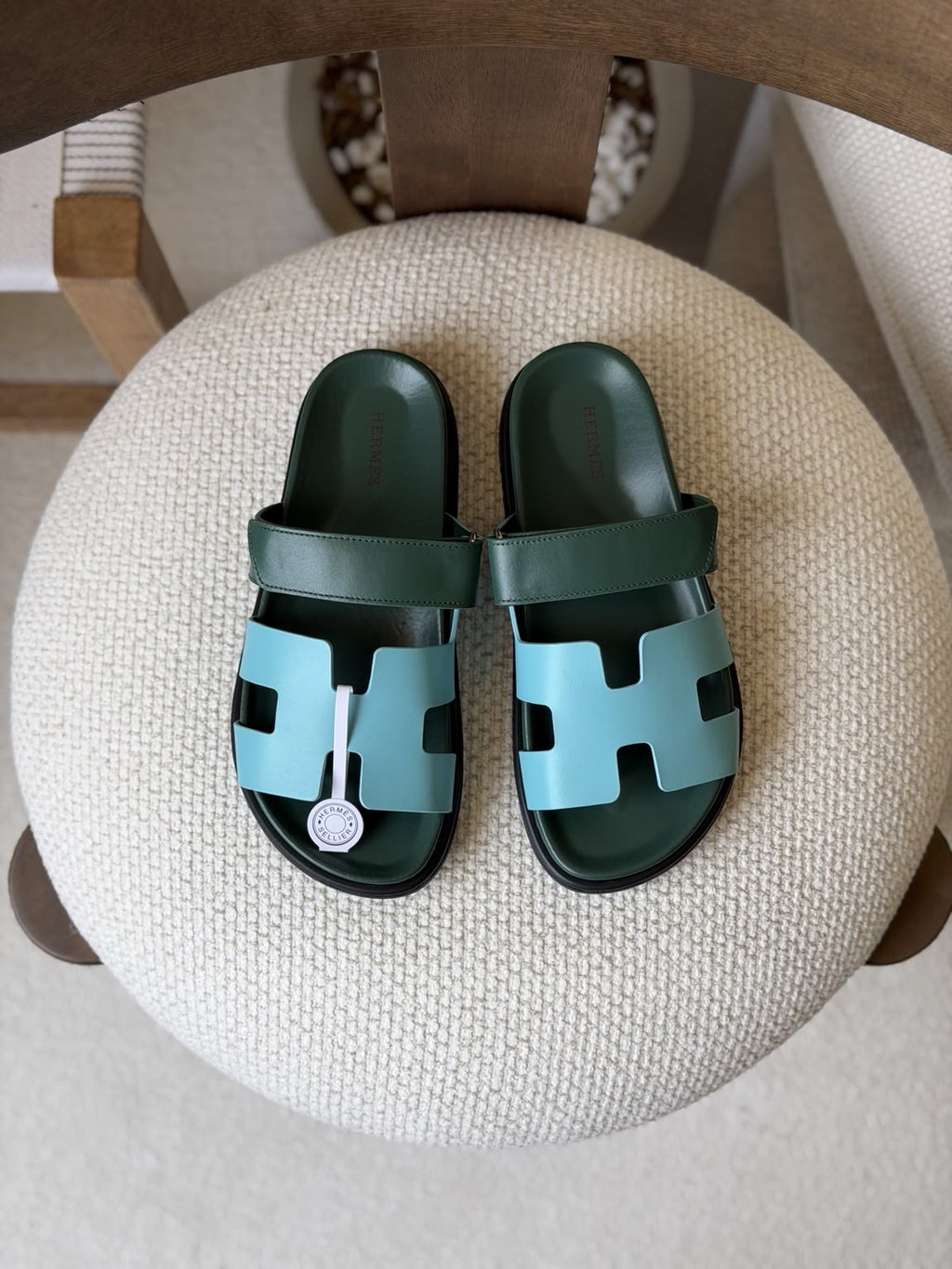 Hermès Chypre Suede Sandals