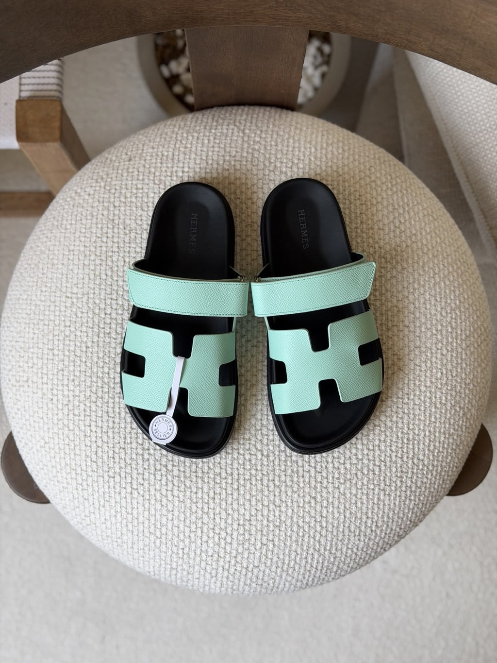 Hermès Chypre Suede Sandals