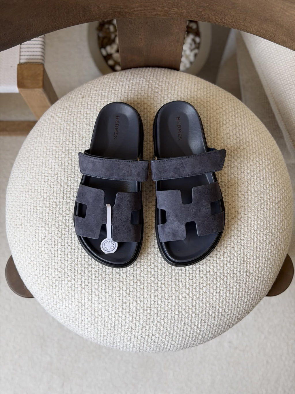 Hermès Chypre Suede Sandals