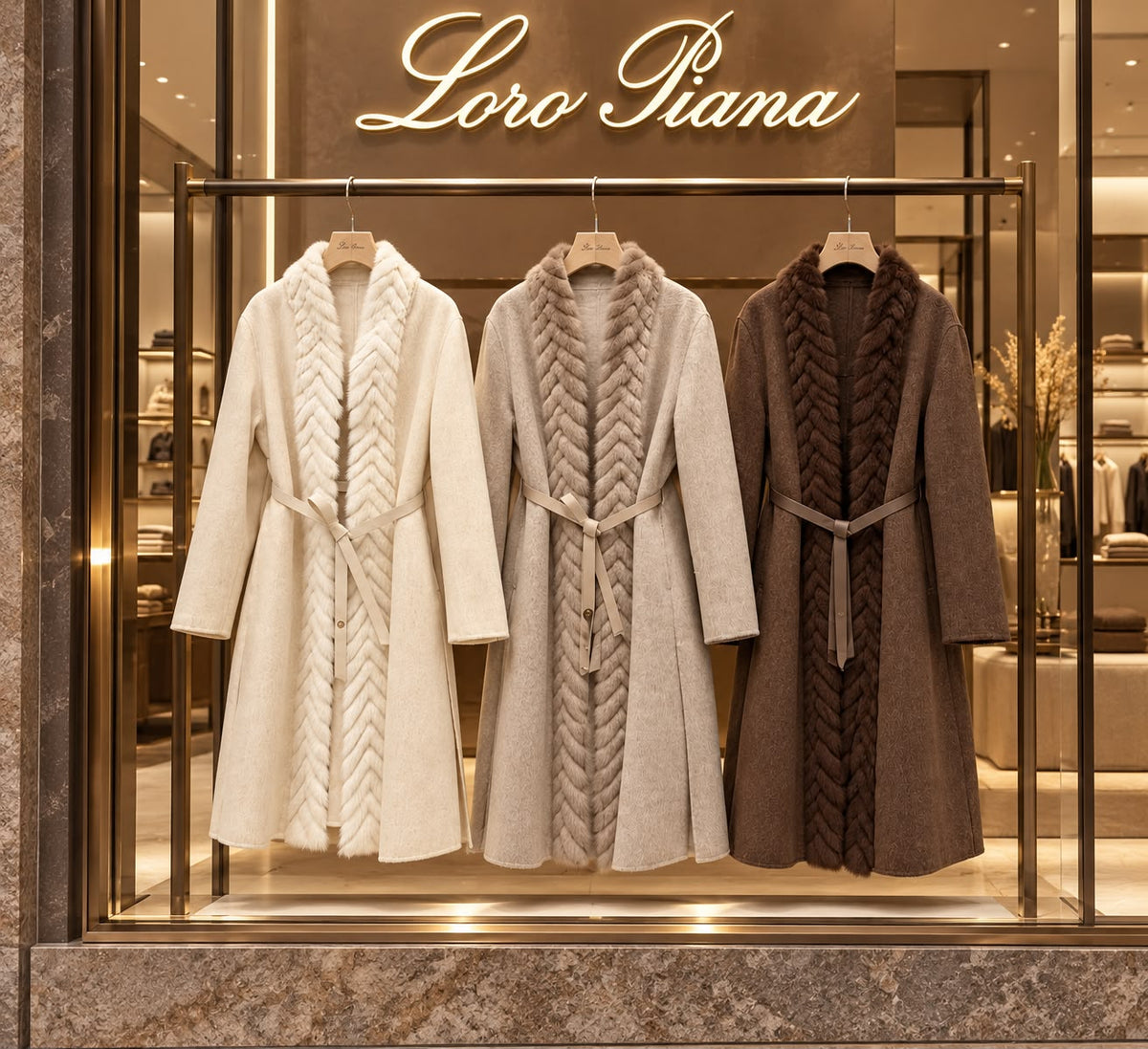 Loro Piana Belted Long Coat