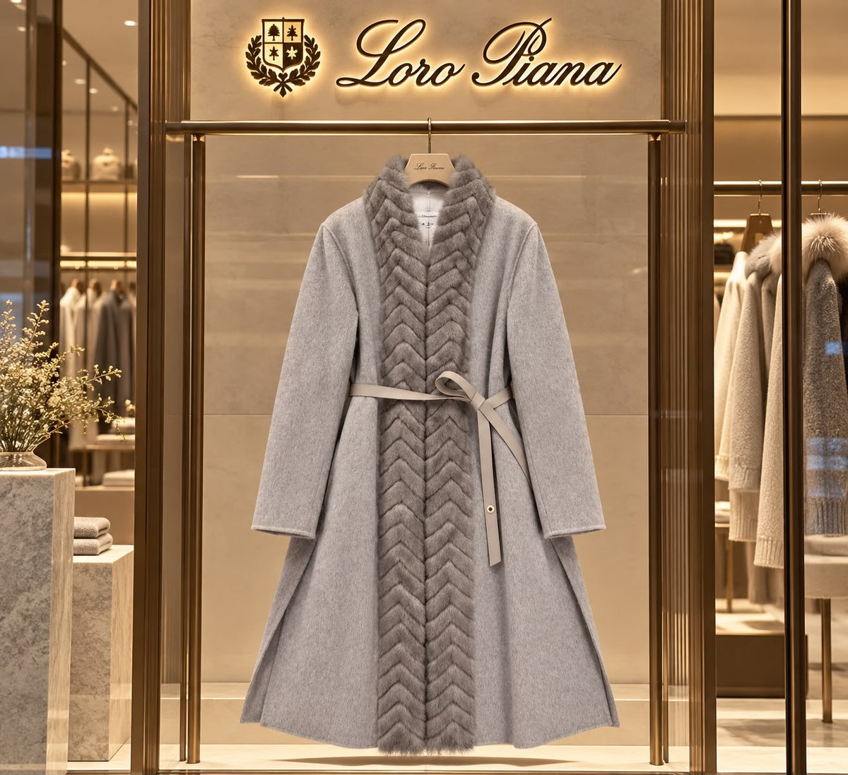 Loro Piana Belted Long Coat