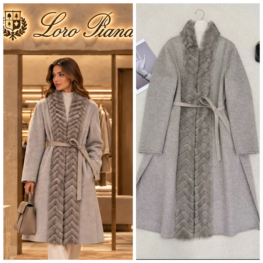 Loro Piana Belted Long Coat