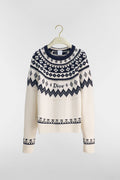 Dior Ivory Patterned Knit Sweater