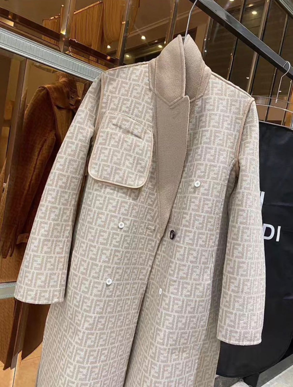Fendi Double-Breasted Coat