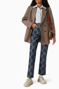 Gucci Blue Monogram Jeans