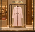 Hermès Zip-Front Long Coat