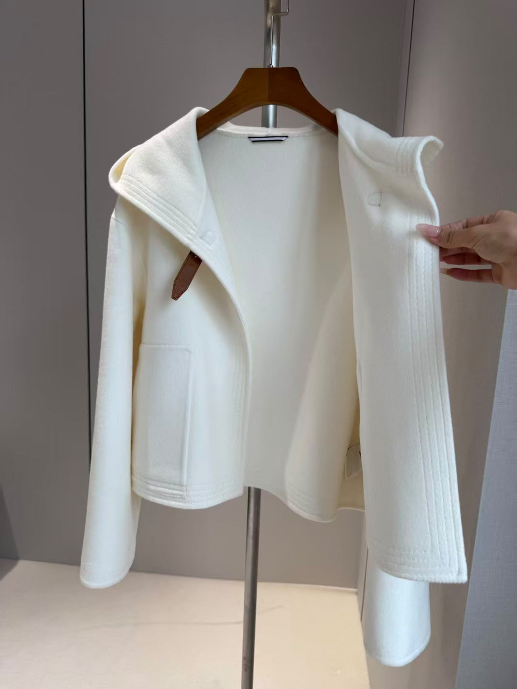 Hermès Hooded Buckle Jacket