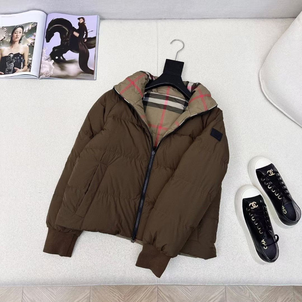 Burberry Reversible Brown and Check Jacket