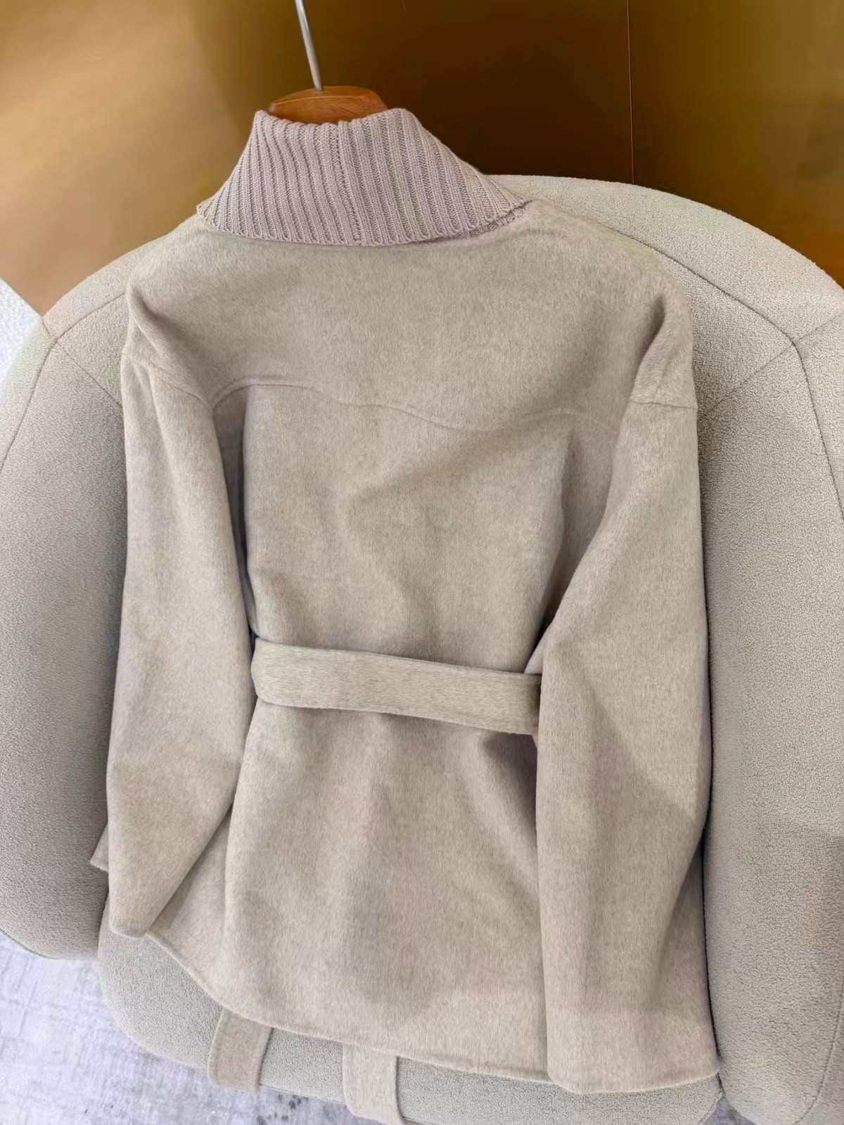 Loro Piana Shawl-Collar Belted Cardigan