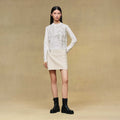 HERMES Drawing-Print Side-Zip Sweater