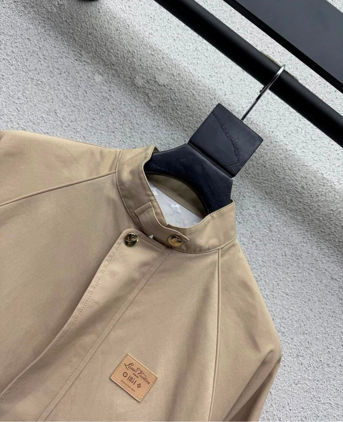 LV Cropped Stand-Collar Jacket