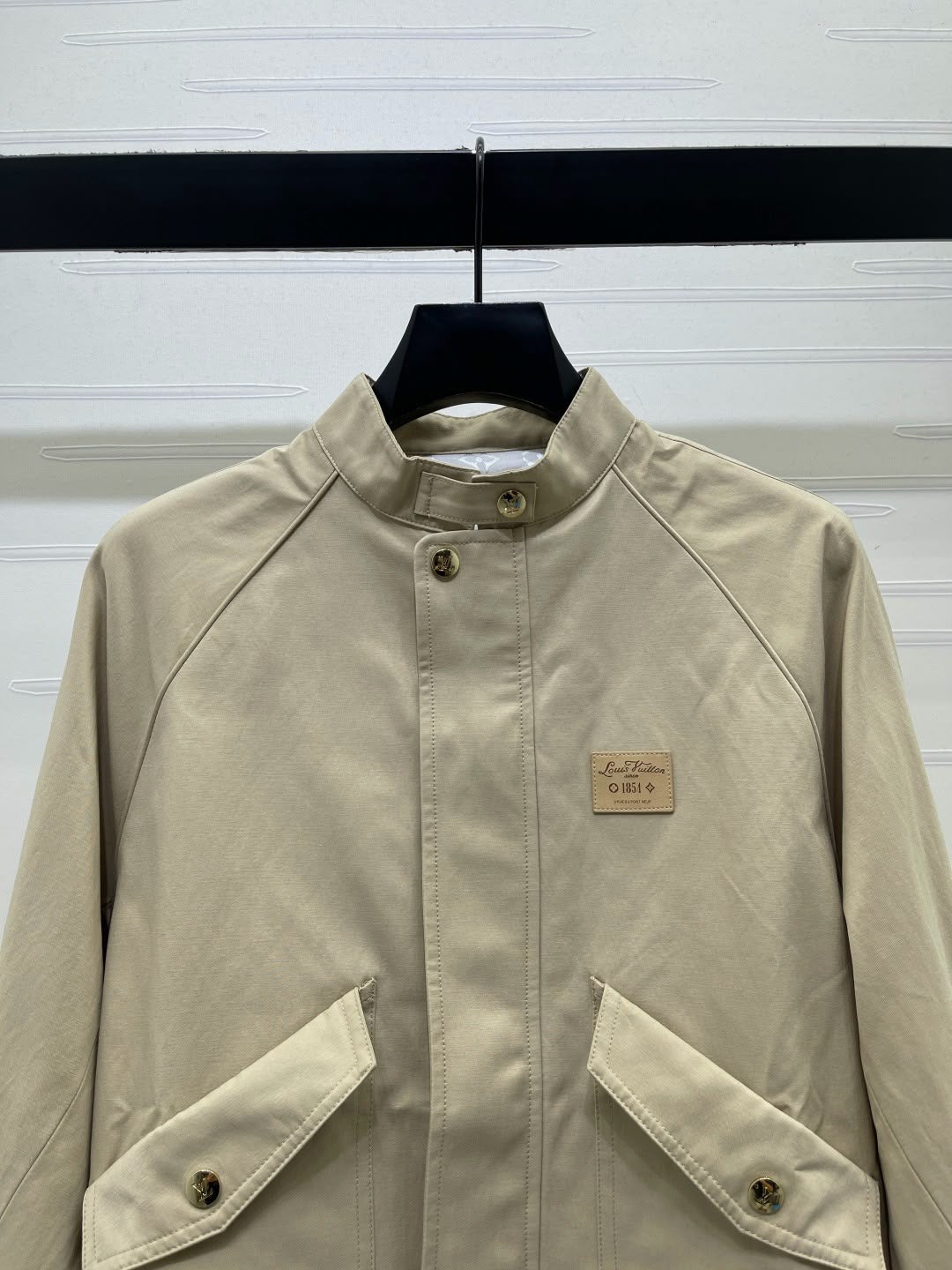 LV Cropped Stand-Collar Jacket