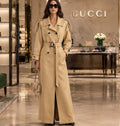 Gucci Double-Breasted Belted Trench Coat