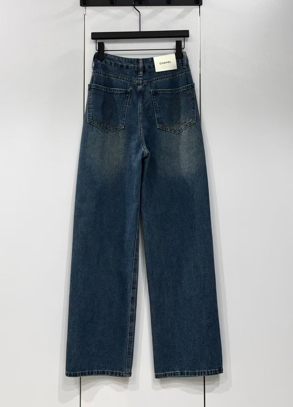 CHANEL Wide-Leg Jeans