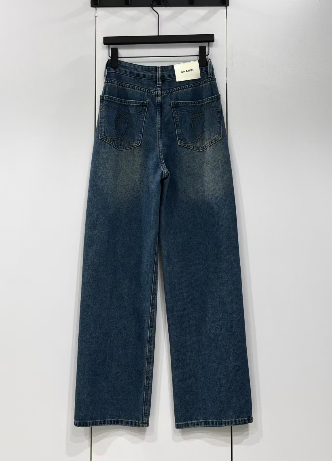 CHANEL Wide-Leg Jeans