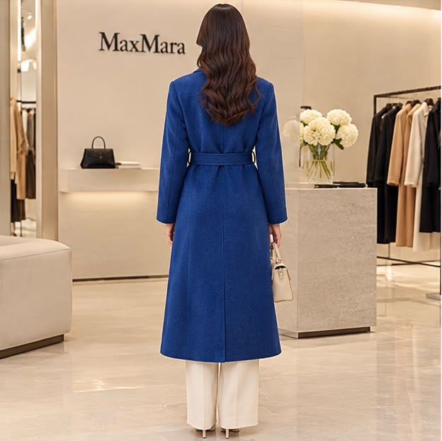 Max Mara Long Lapel Coat