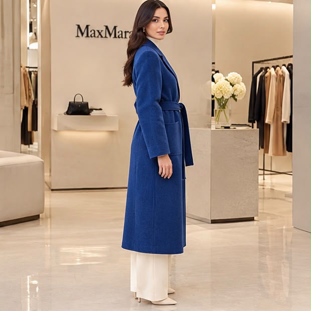 Max Mara Long Lapel Coat
