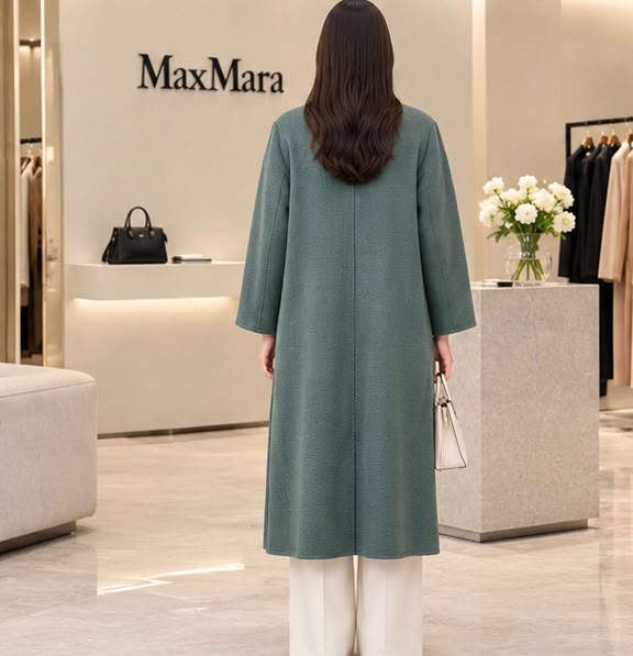 Max Mara Long Lapel Coat