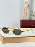 Cartier Oval Metal-Frame Eyewear