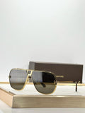 Tom Ford Oversized Double-Bridge Aviator Sunglasses