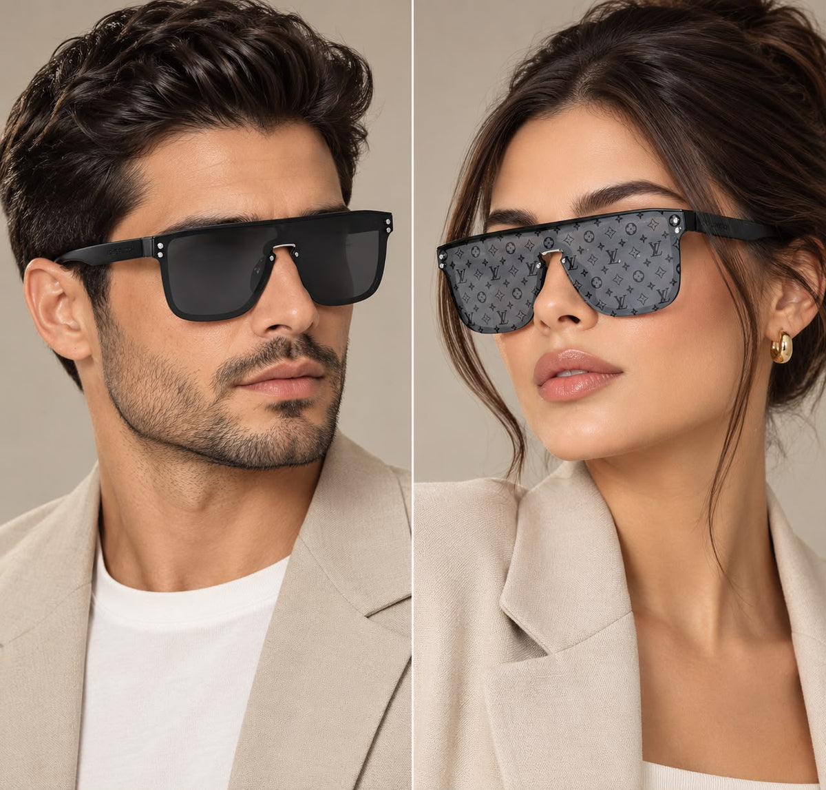 Louis Vuitton Flat-Top Shield Sunglasses
