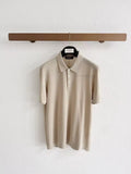Loro Piana Textured Short-Sleeve Polo Shirt