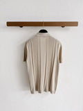 Loro Piana Vertical-Stripe Short-Sleeve Polo Shirt