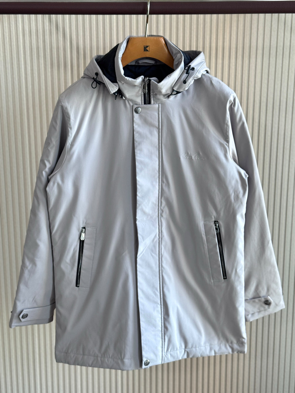 Loro Piana Detachable-Hood Zip Jacket