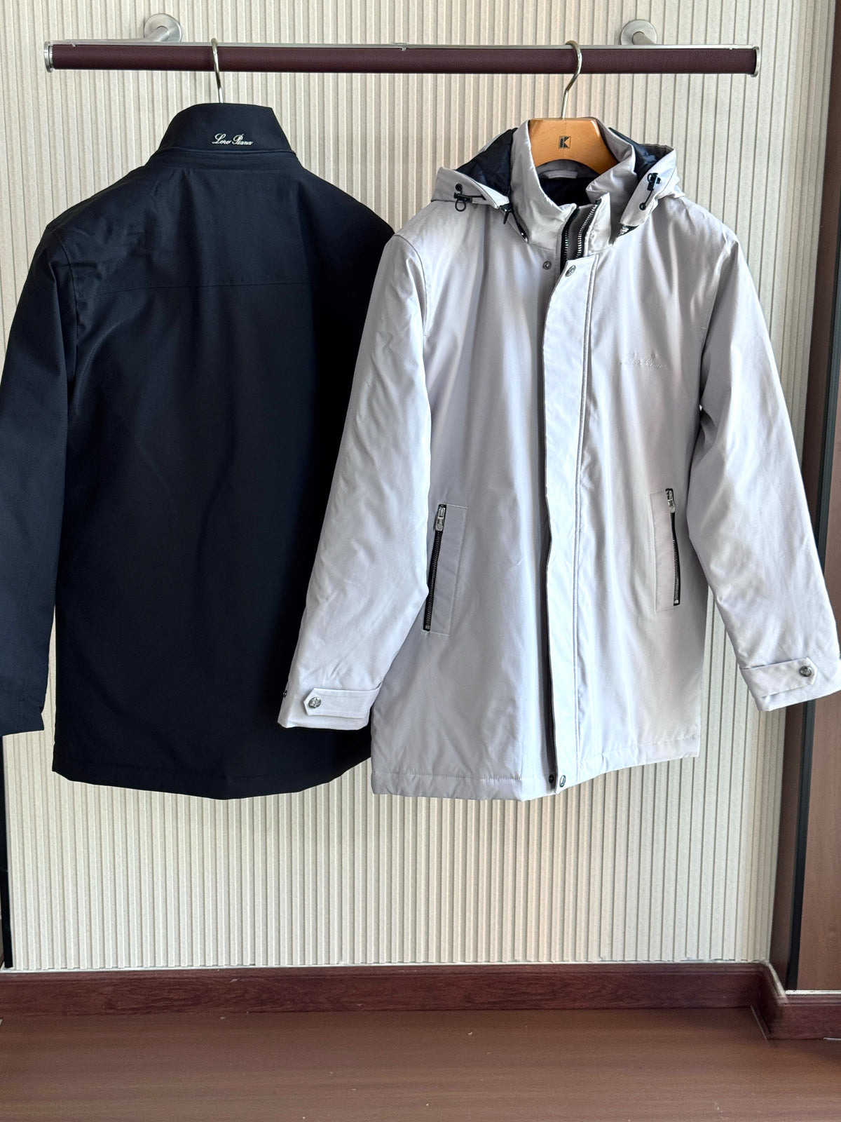 Loro Piana Detachable-Hood Zip Jacket