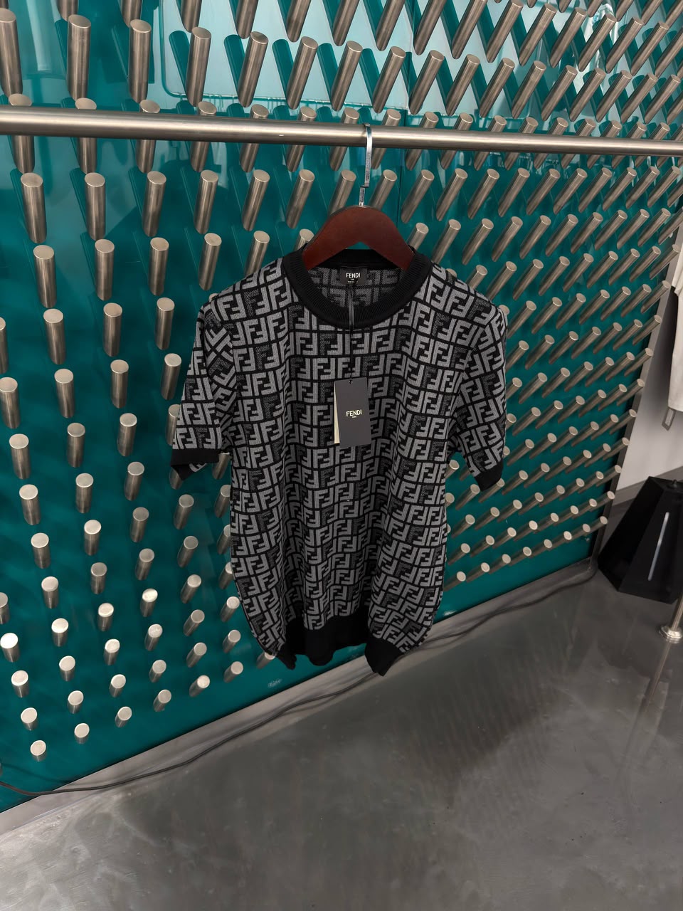 FENDI FF Monogram Crewneck T-Shirt