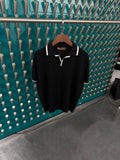 Loro Piana Contrast-Trim Short-Sleeve Polo Shirt