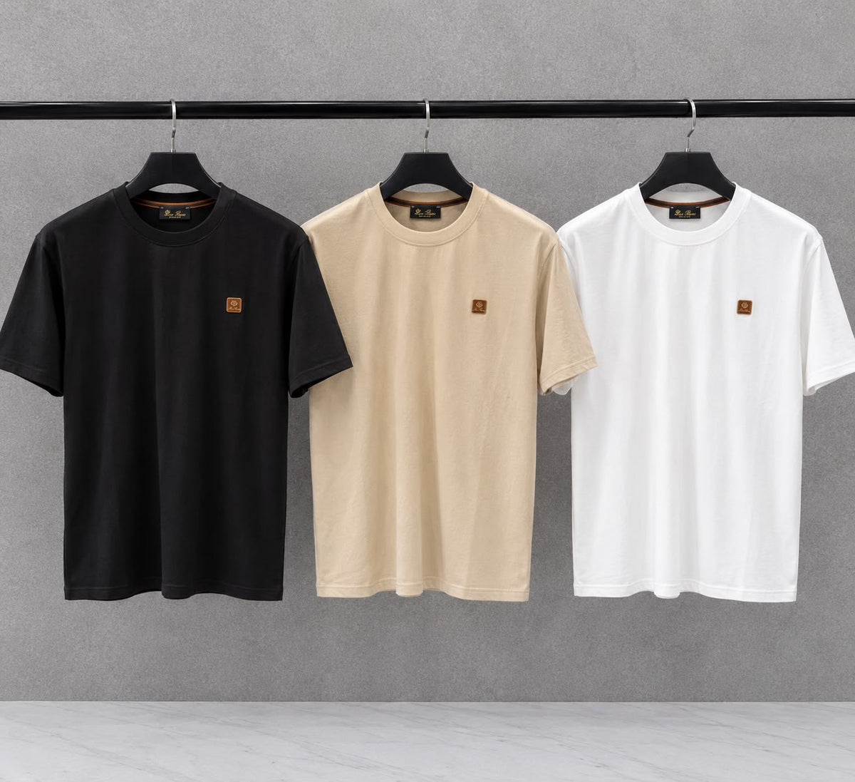 Loro Piana Small-Badge Crewneck T-Shirt