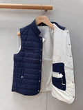 Brunello Cucinelli Snap-Front Quilted Vest