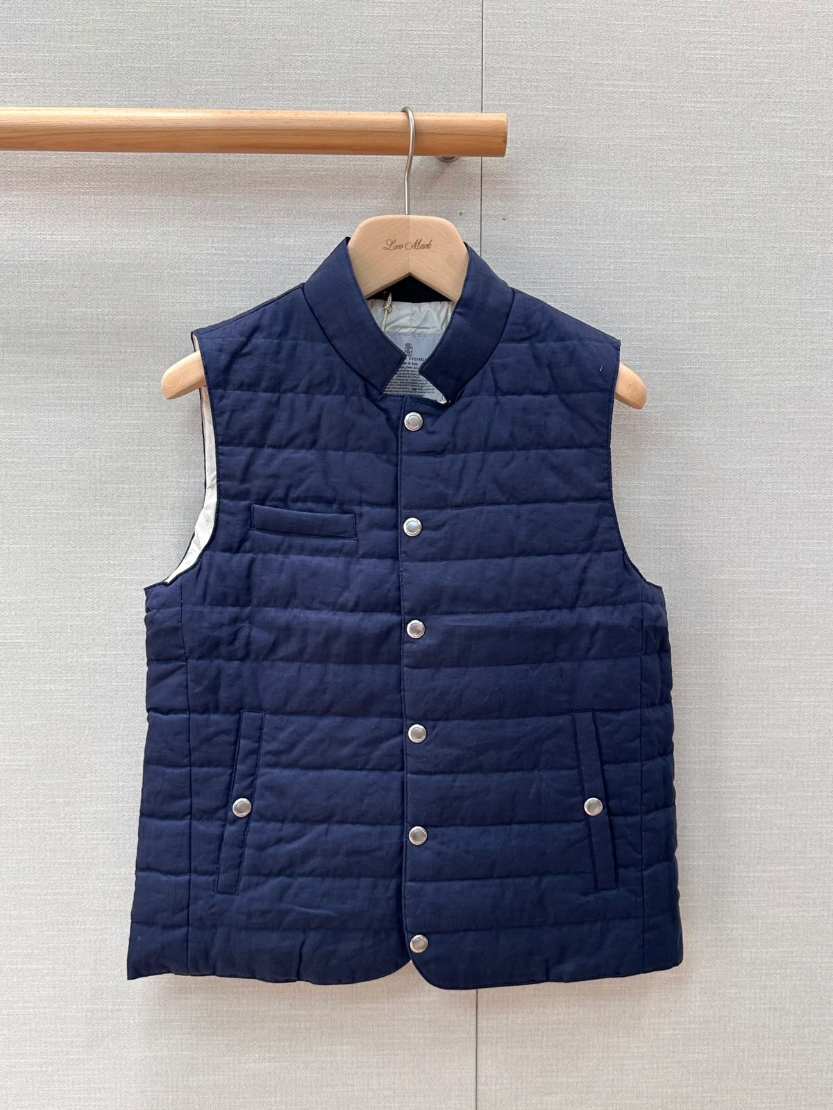 Brunello Cucinelli Snap-Front Quilted Vest