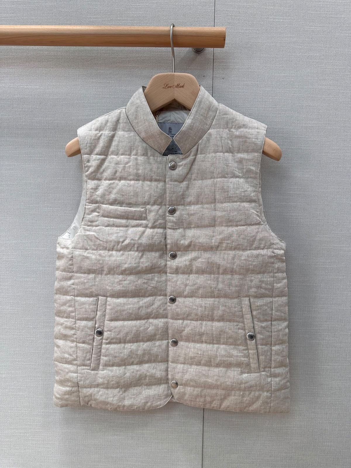 Brunello Cucinelli Snap-Front Quilted Vest