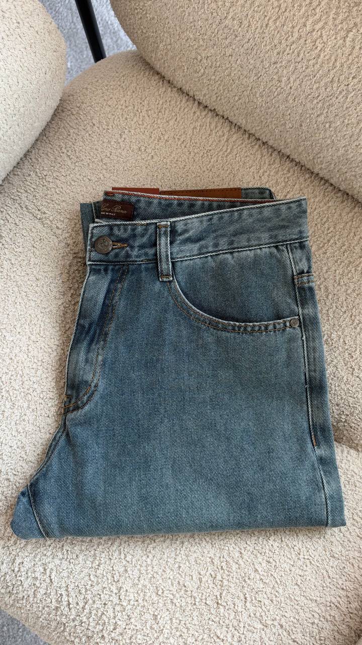 Loro Piana Five-Pocket Washed Jeans