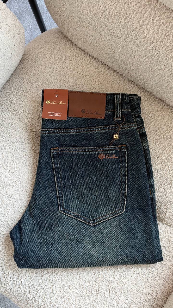 Loro Piana Five-Pocket Washed Jeans