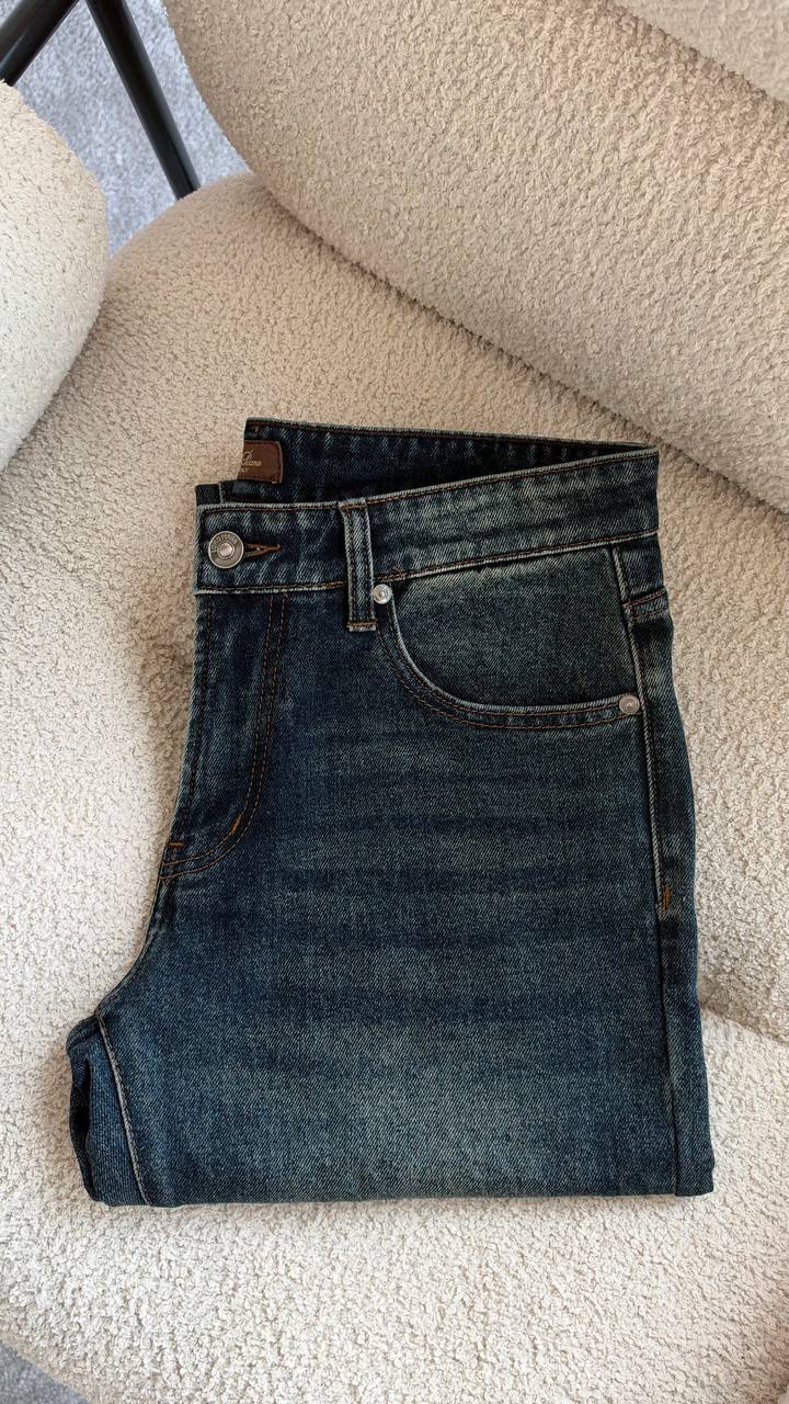 Loro Piana Five-Pocket Washed Jeans
