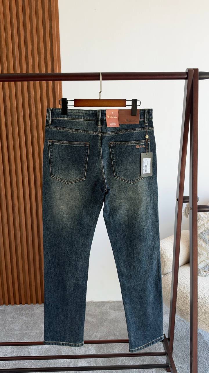 Loro Piana Five-Pocket Washed Jeans