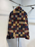 LV Multicolour Check Zip-Front Jacket