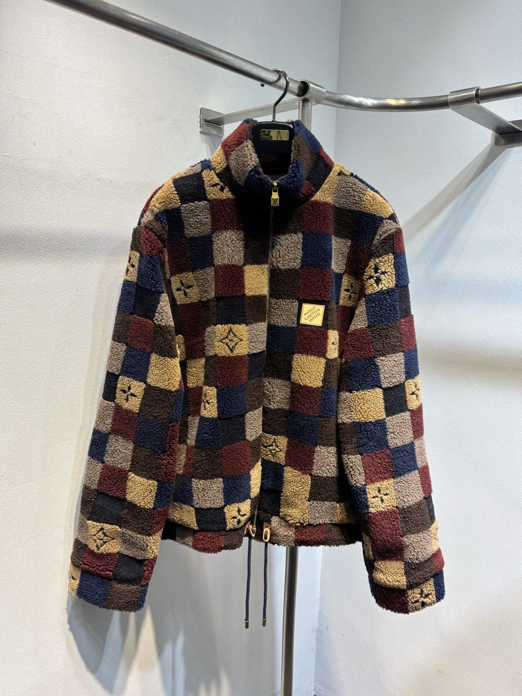 LV Multicolour Check Zip-Front Jacket