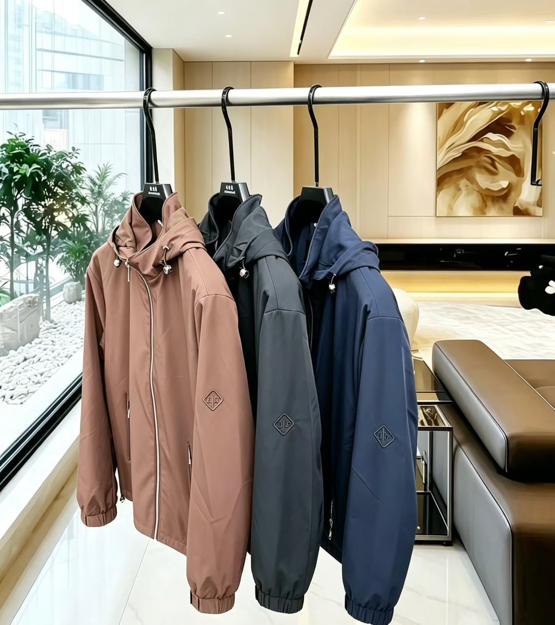 Loro Piana Hooded Zip-Front Jacket
