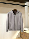 Loro Piana Two-Way Zip Hooded Jacket