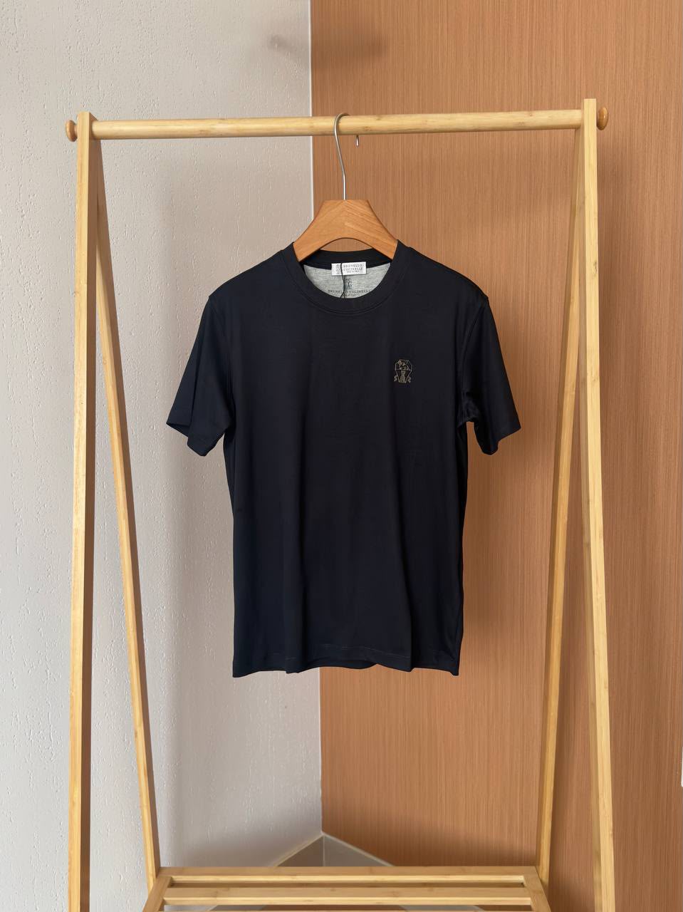 Brunello Cucinelli Chest-Crest Crewneck T-Shirt
