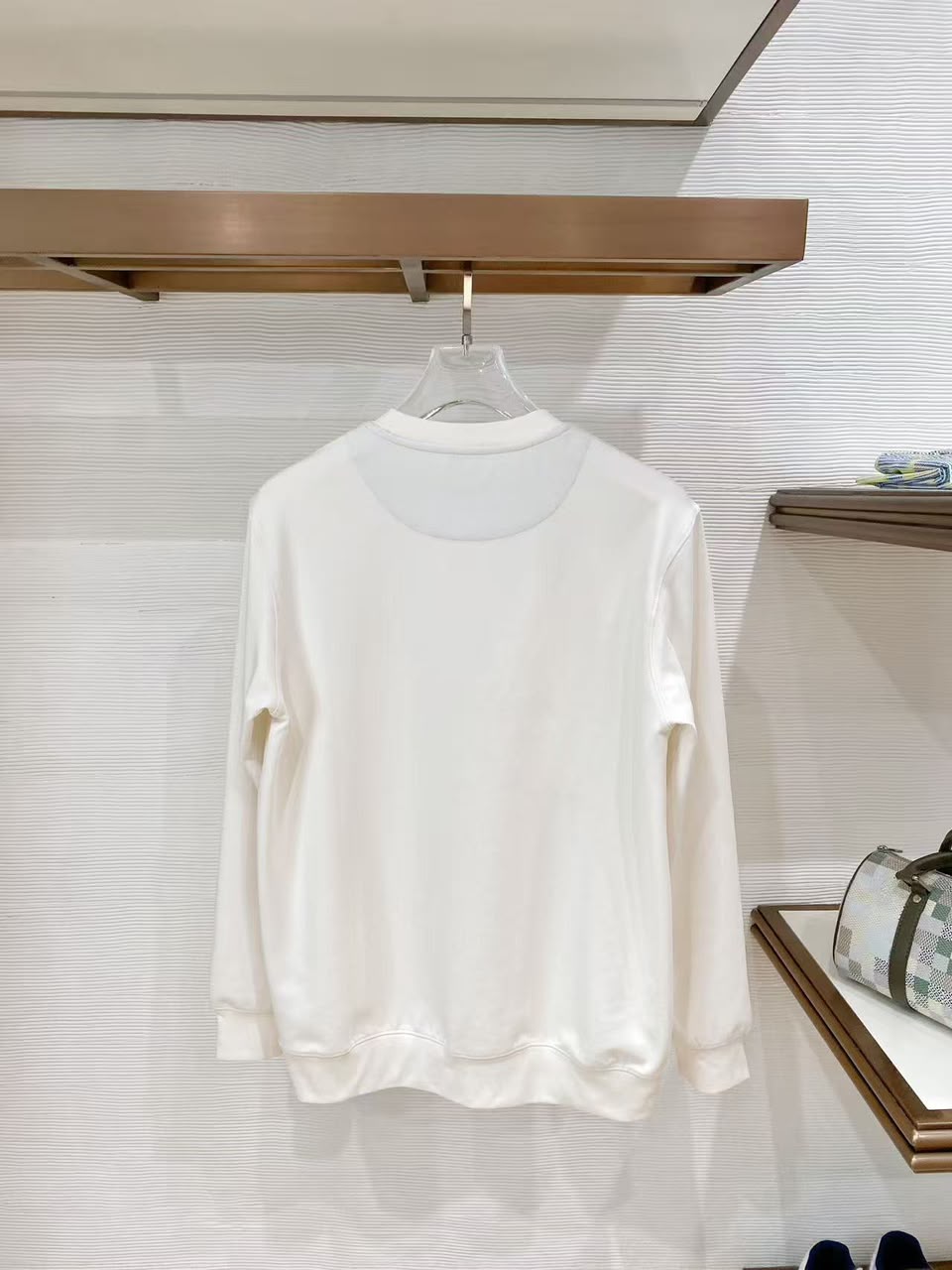 Brunello Cucinelli Chest-Crest Crewneck Sweatshirt