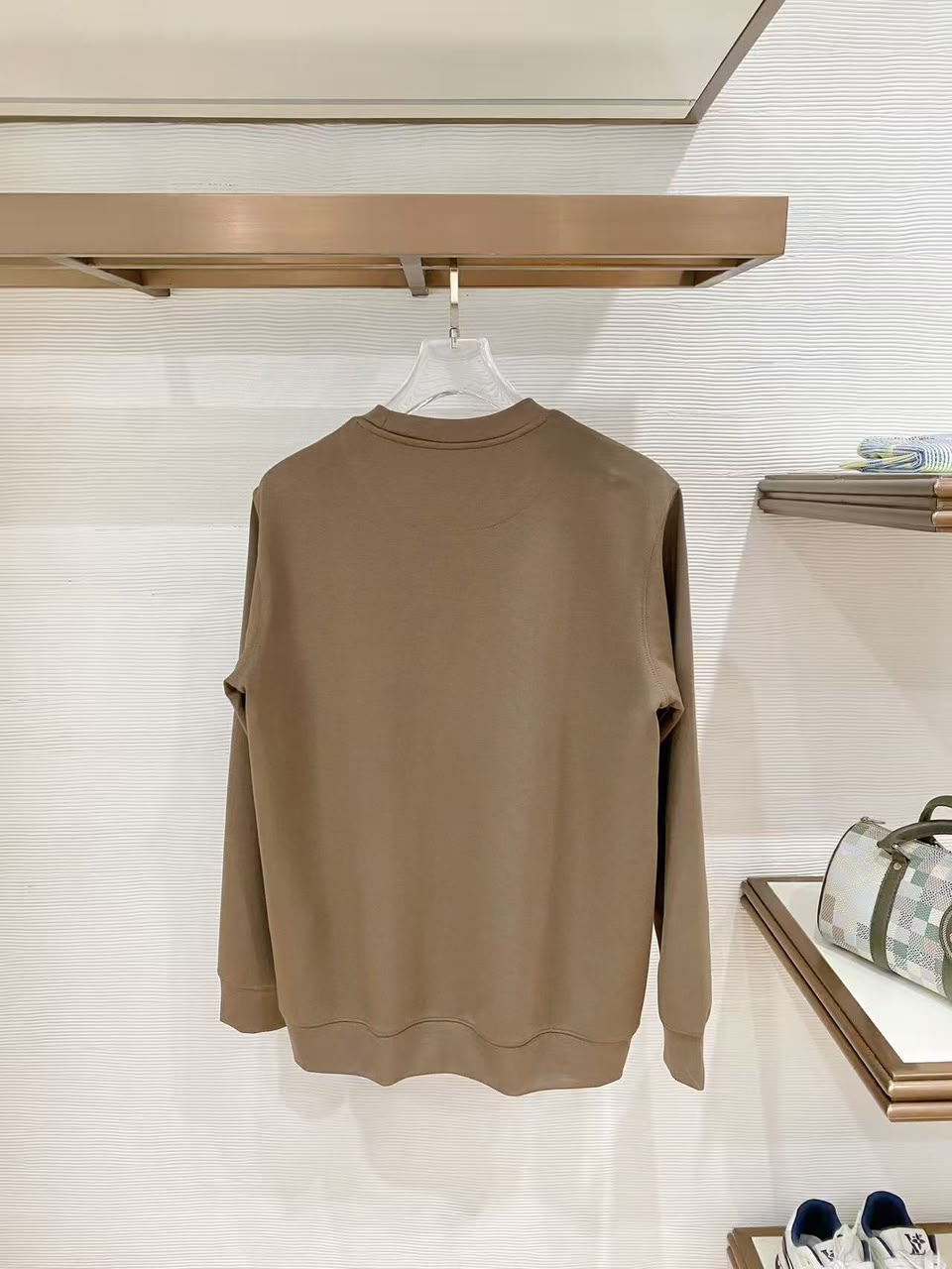 Brunello Cucinelli Chest-Crest Crewneck Sweatshirt