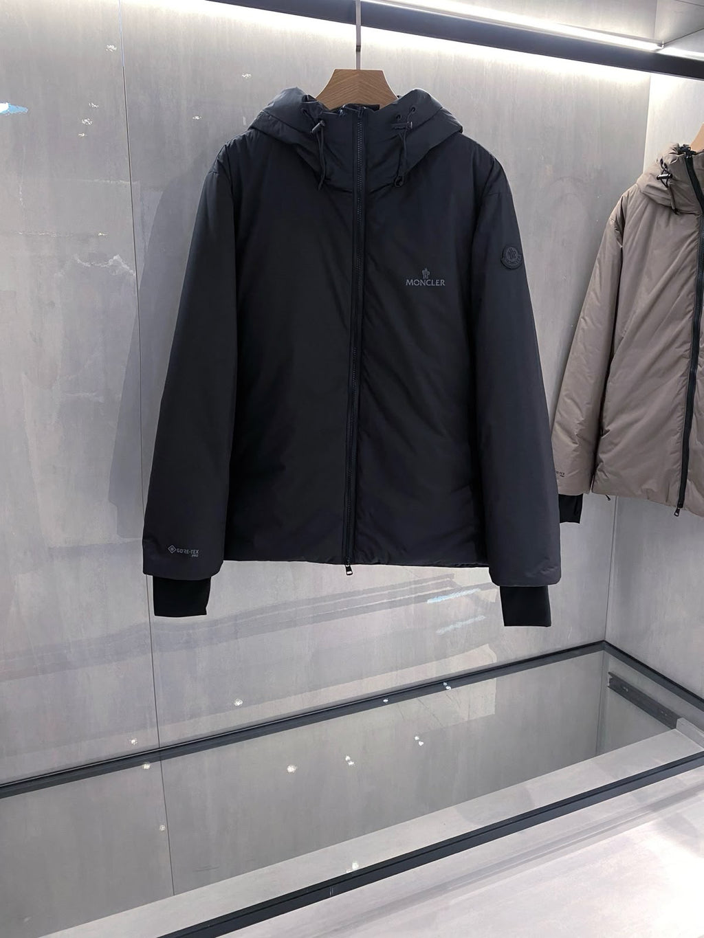 MONCLER Chest-Logo Hooded Zip Jacket
