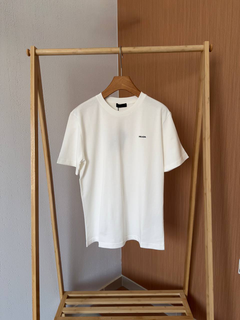 Prada Small-Logo Crewneck T-Shirt